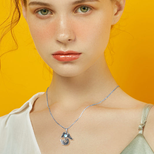 Collar de piedra lunar S925