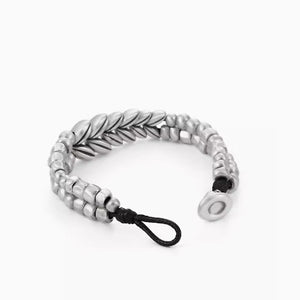 Pulsera de plata pura S999 para hombre
