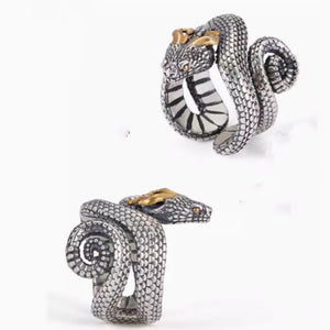 Anillo de dragón de plata