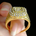  Diamante blanco dorado